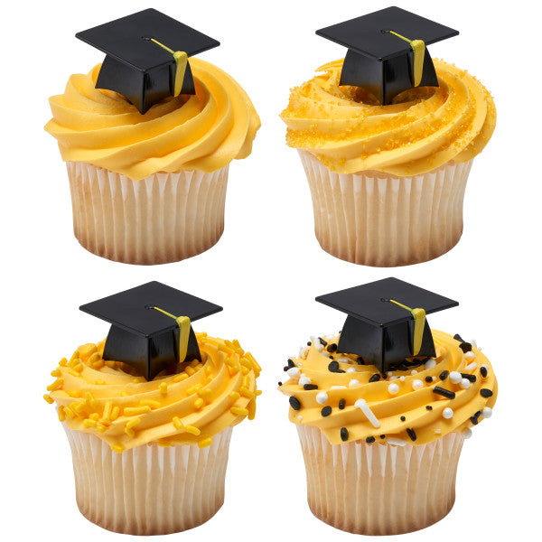3D Grad Graduation Hat Cupcake Pick