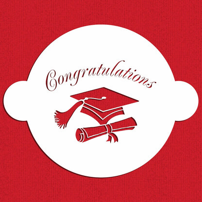 Graduation Cake Stencil