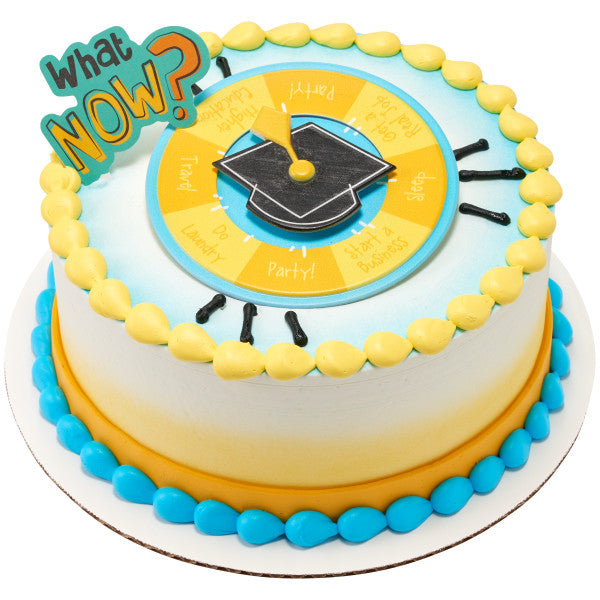 What Now Graduation Cake Topper