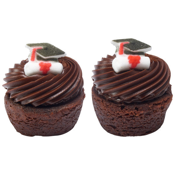 Edible Cap & Scroll Charms (1 Inch) - 12 Per package