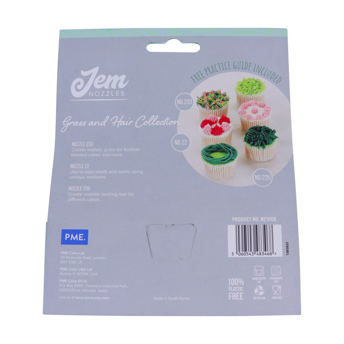 JEM Piping Tips Grass / Hair Collection