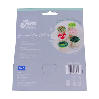 JEM Piping Tips Grass / Hair Collection