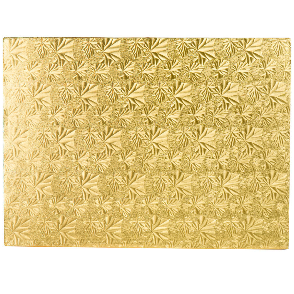 Half Sheet, Gold Cake Drum