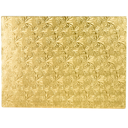 Half Sheet, Gold Cake Drum