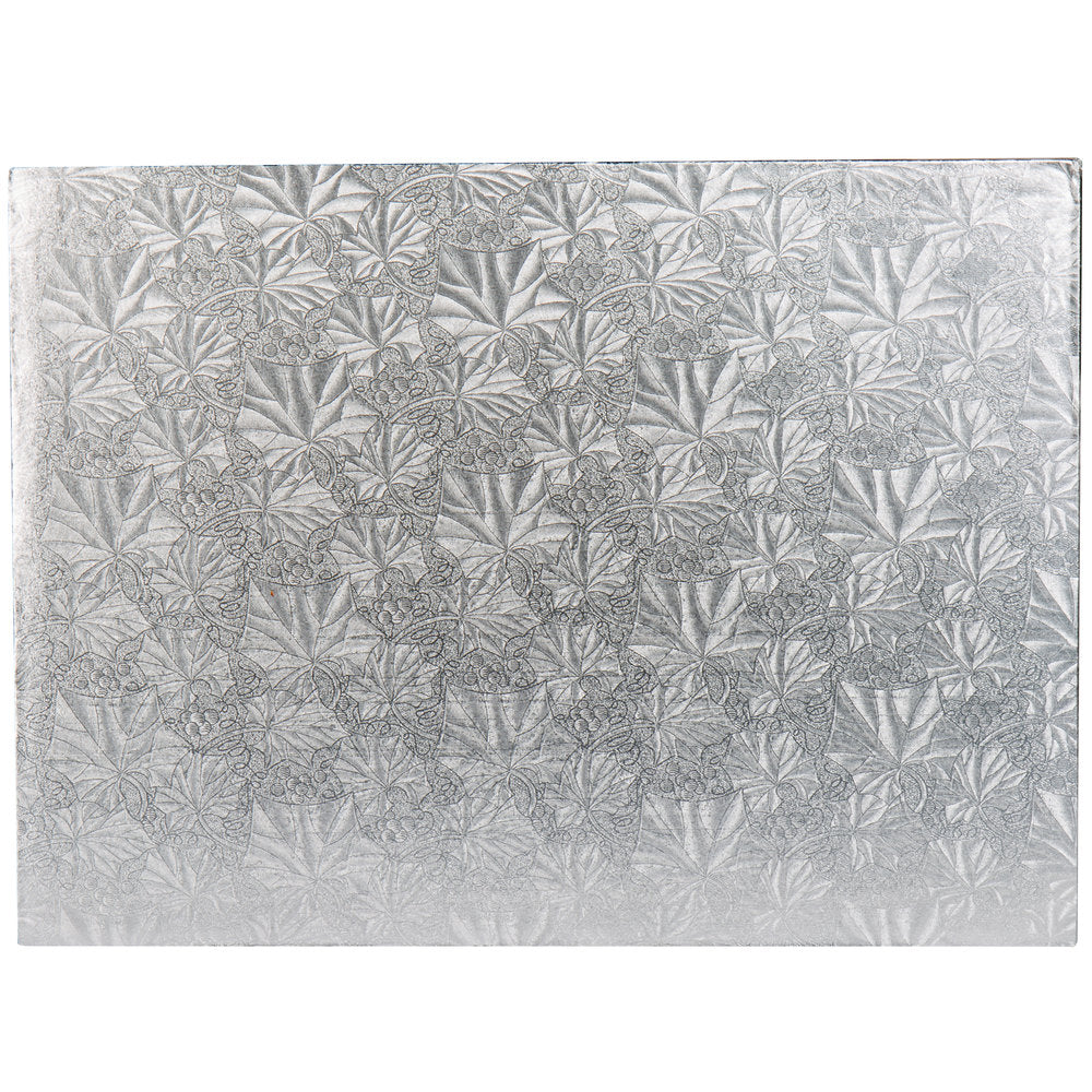 Half Sheet, Silver Cake Drum - 1/4 Inch Thick