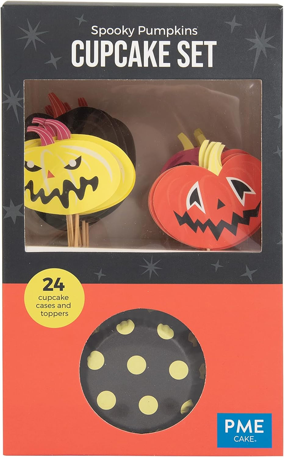 Spooky Pumpkins Halloween Cupcake Set