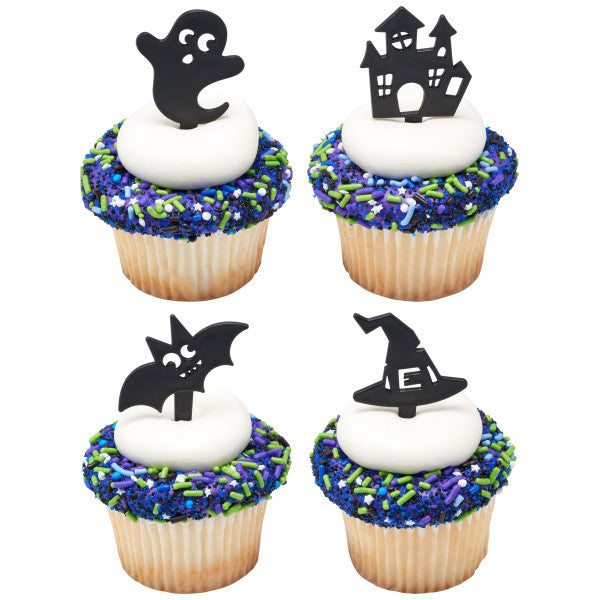 Spooky Fun Cupcake Picks - 12 Cupcake Picks