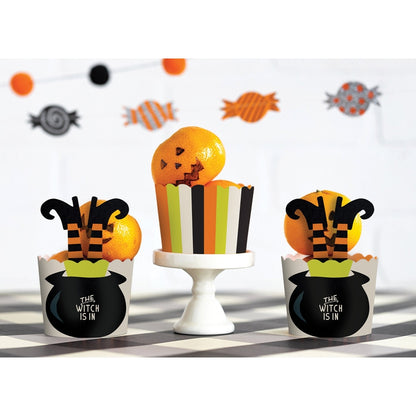 Halloween The Witch Is In Baking Cups