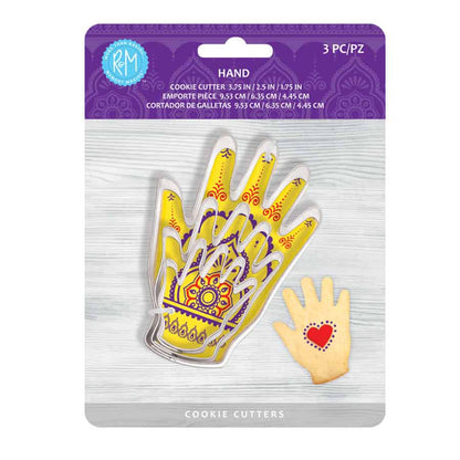 3 Piece Hand Cookie Cutter Set