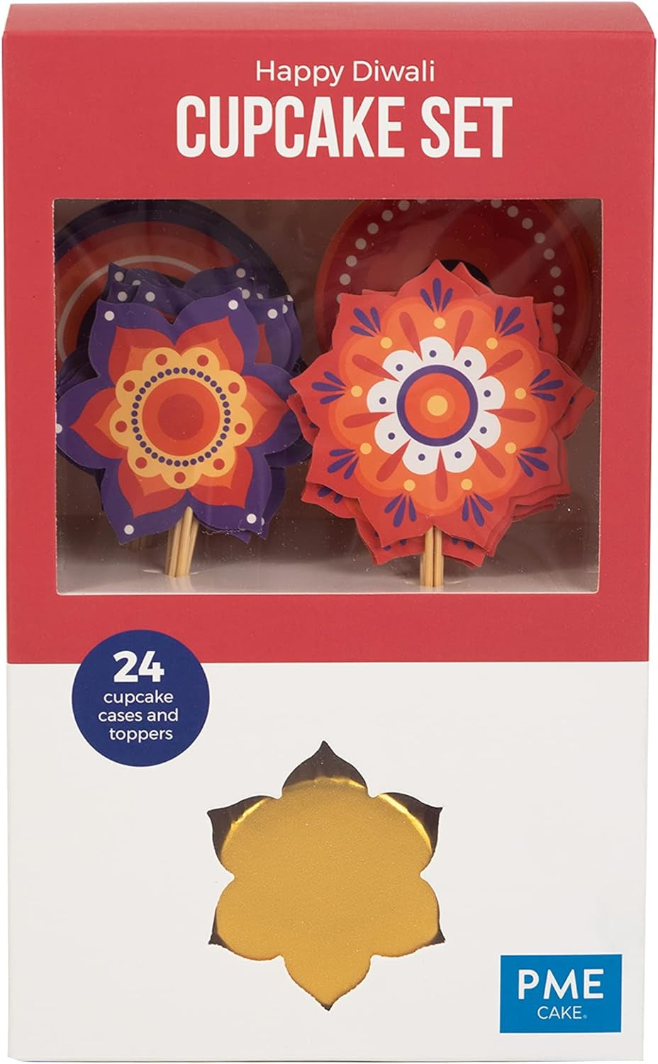 Happy Diwali Cupcake Set