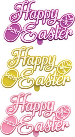 Happy Easter with Eggs Layon