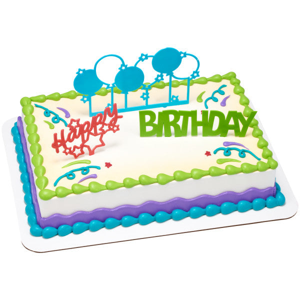 Happy Birthday Cake Topper Kit