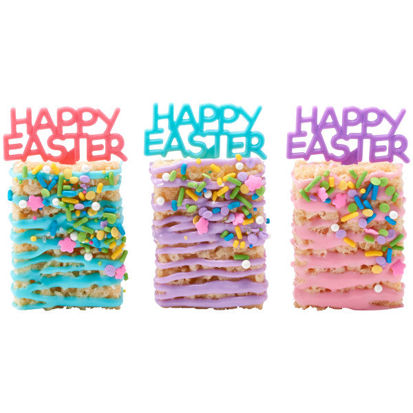 Happy Easter Cupcake Picks - 12 Picks