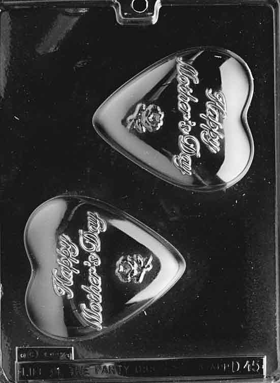 Happy Mother's Day Heart Chocolate Mold