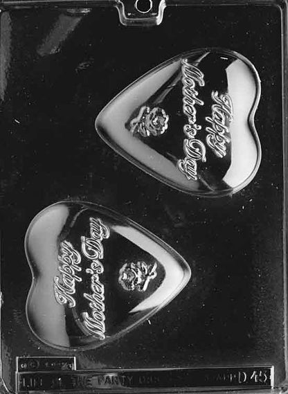 Happy Mother's Day Heart Chocolate Mold