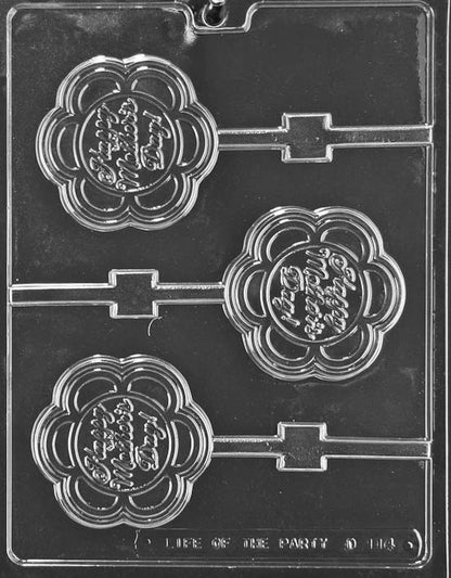Happy Mother's Day Lollipop Chocolate Mold