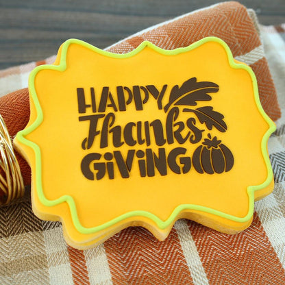 Happy Thanksgiving Stencil