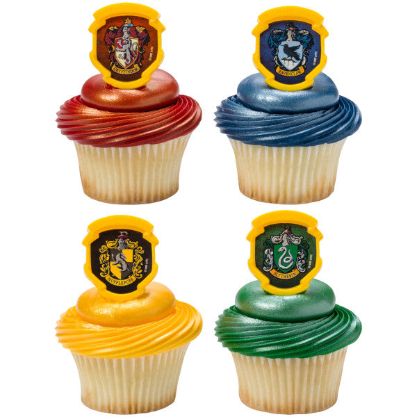 Harry Potter Cupcake Rings - 12 Per Package