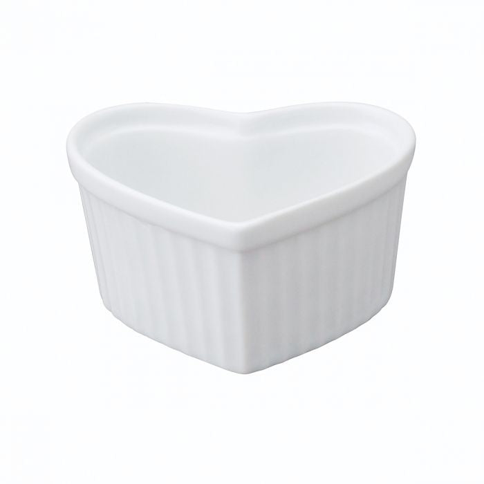 Heart Shaped, Souffle Ramekin, 5oz