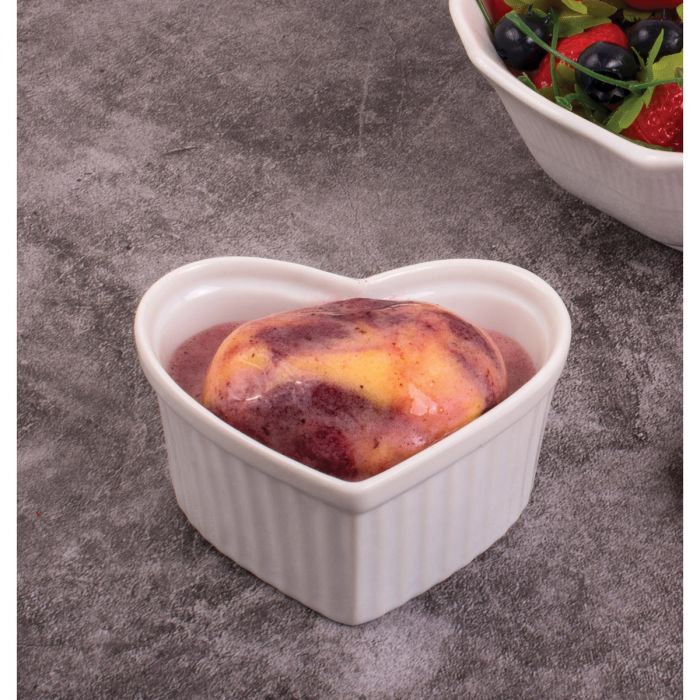 Heart Shaped, Souffle Ramekin, 5oz