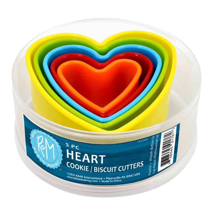 5 Piece Heart Cutter Set