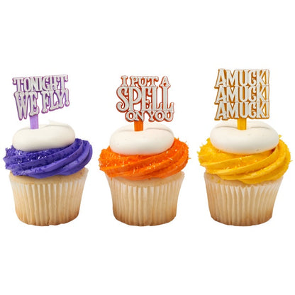 Disney Hocus Pocus Spell On You Cupcake Picks - 12 Picks