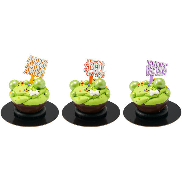 Disney Hocus Pocus Spell On You Cupcake Picks - 12 Picks