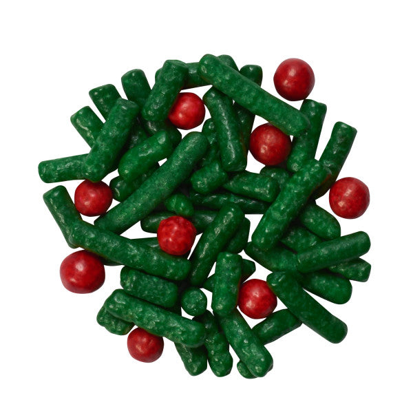 Holly Berry Sprinkle Mix