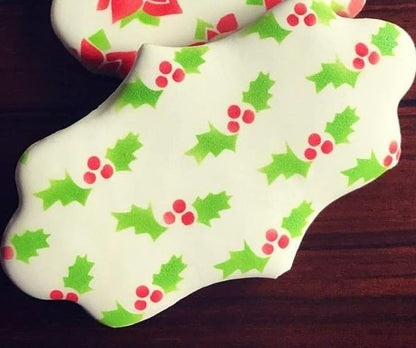 Holly Set, 2 Piece Stencil