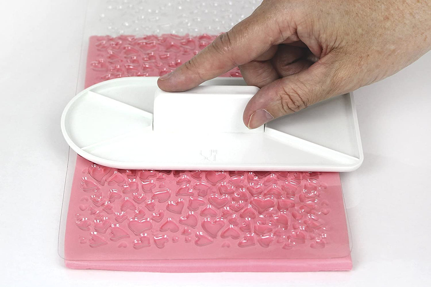 PME Mini Heart Pattern Impression Mat