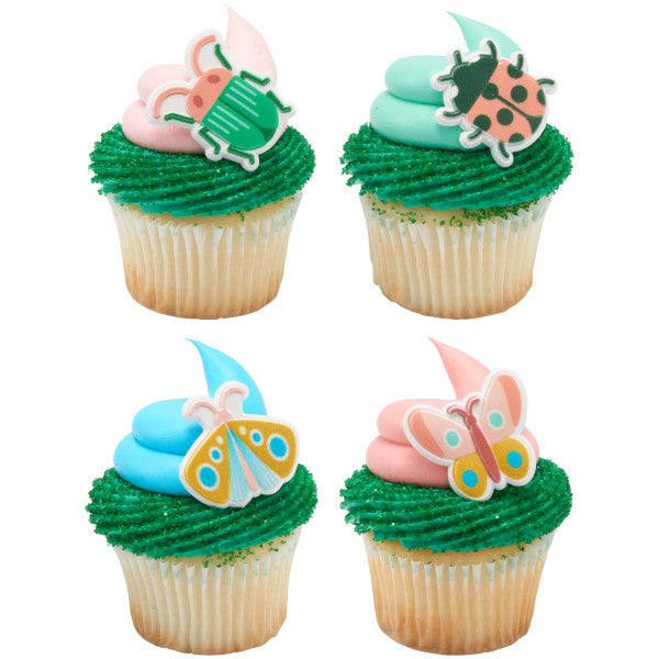 Be Wild Cupcake Rings - 12 Rings