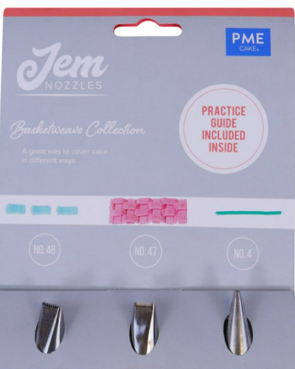 JEM Piping Tubes Basketweave Collection