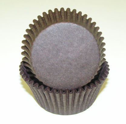 Brown, Jumbo Bake Cups - 35ish Cupcake Liners