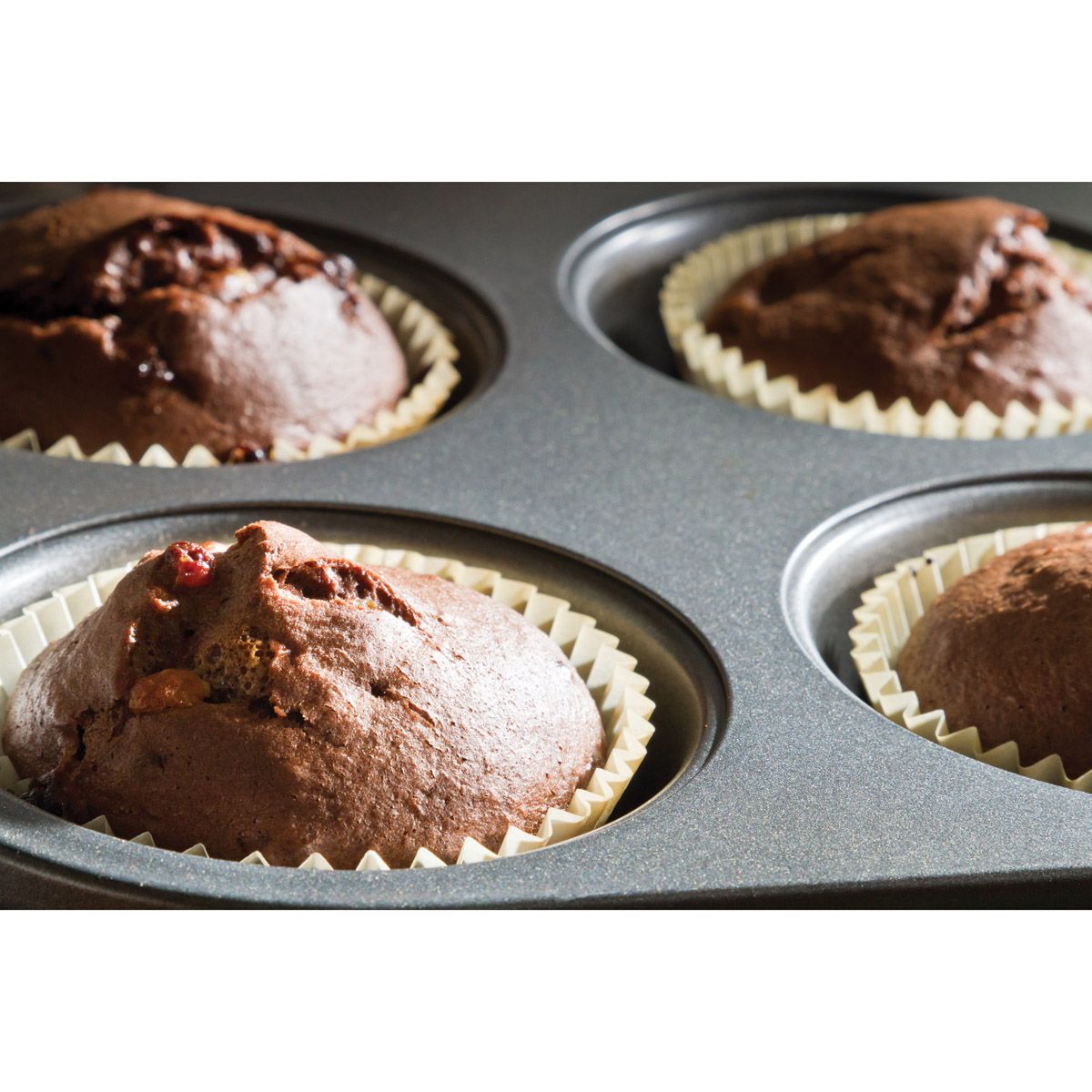 6 Cup Jumbo Muffin Pan, Non-Stick Carbon Steel
