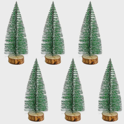 Snow Tipped Christmas Tree - 4 Inches