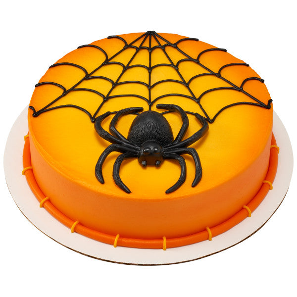 Large Plastic Spider Cake Decoration