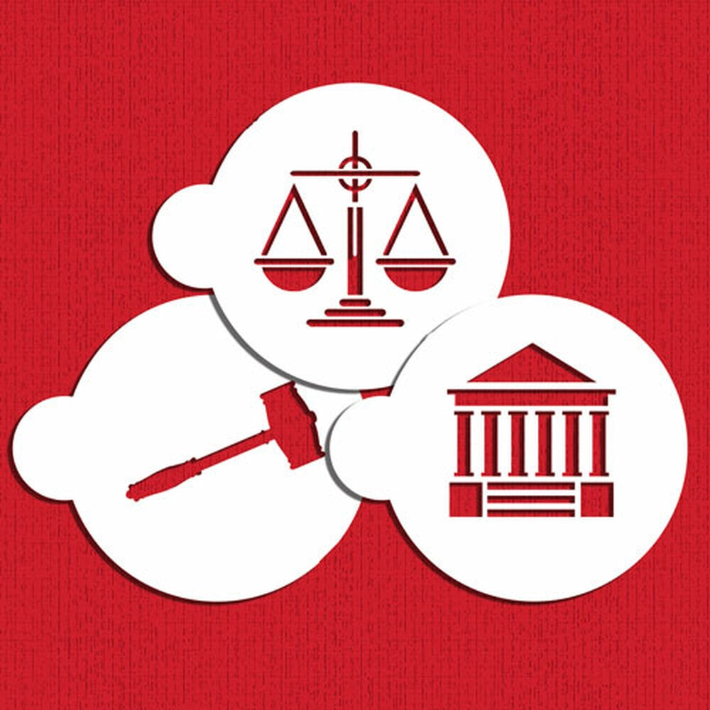 Law & Justice Stencil Set