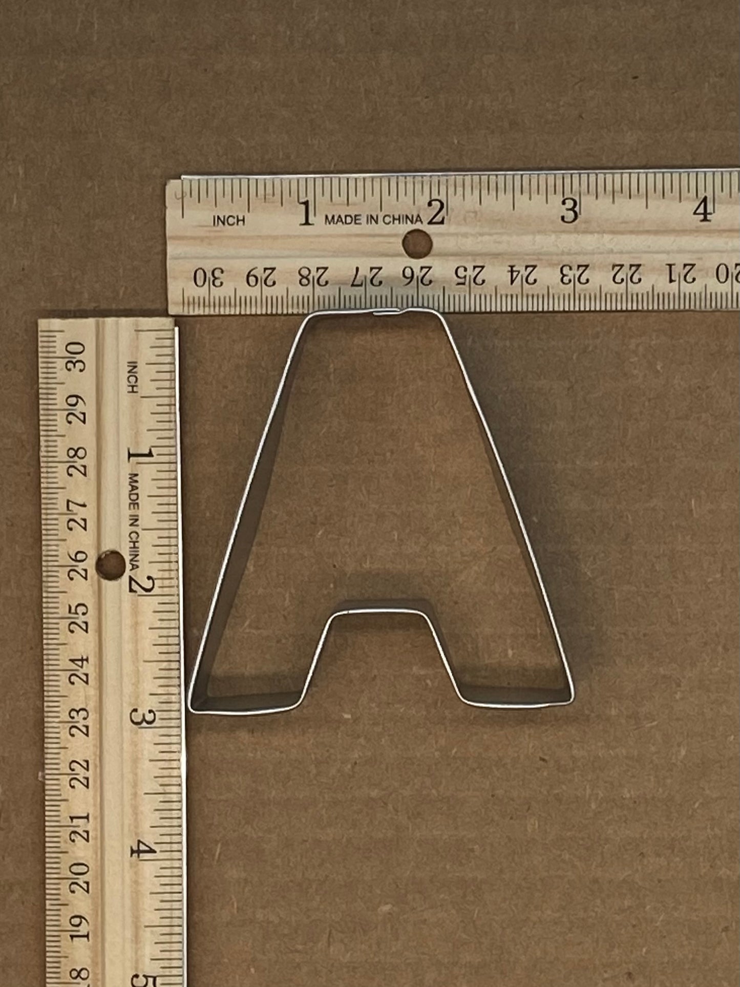 Letter A Cookie Cutter