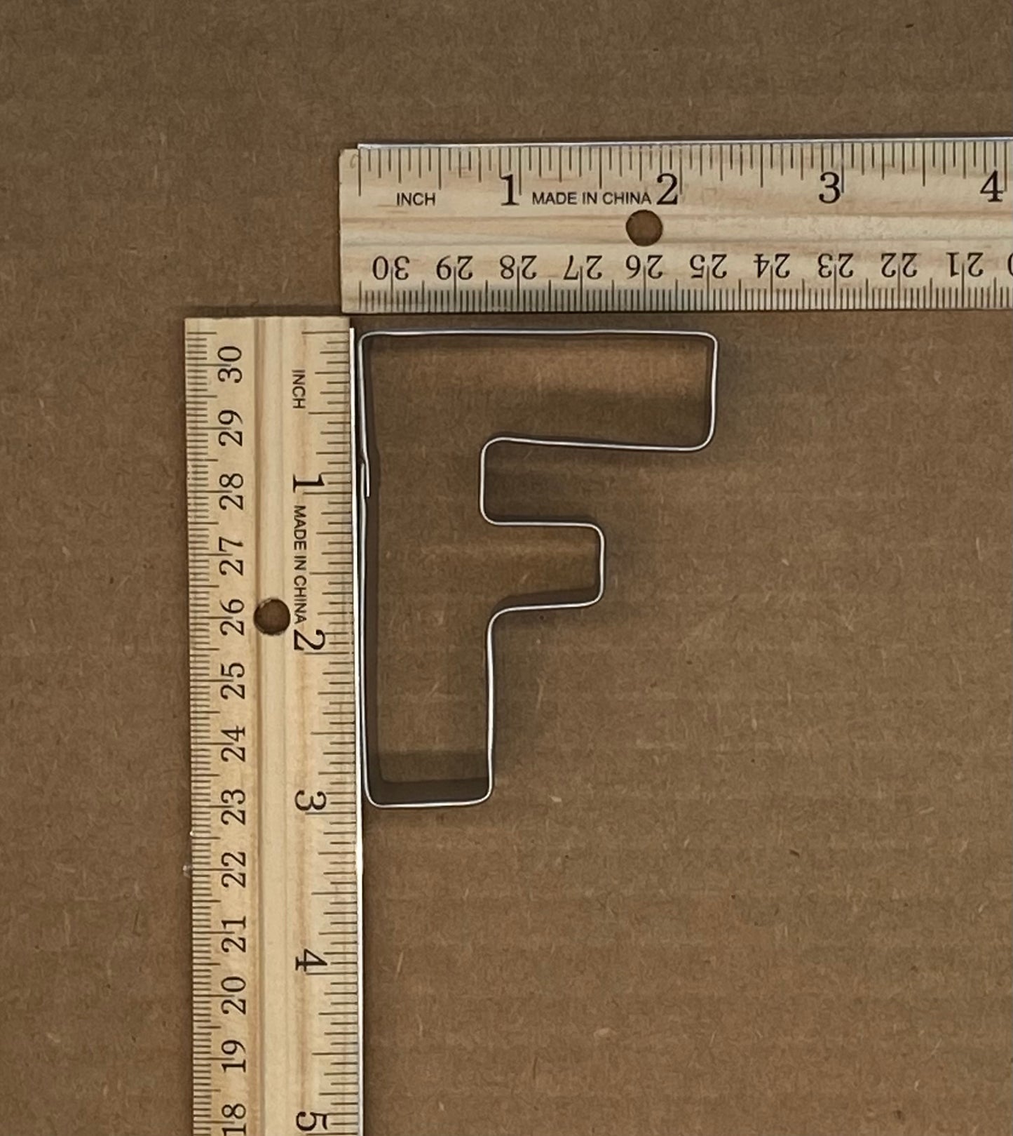Letter F Cookie Cutter
