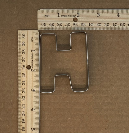 Letter H Cookie Cutter