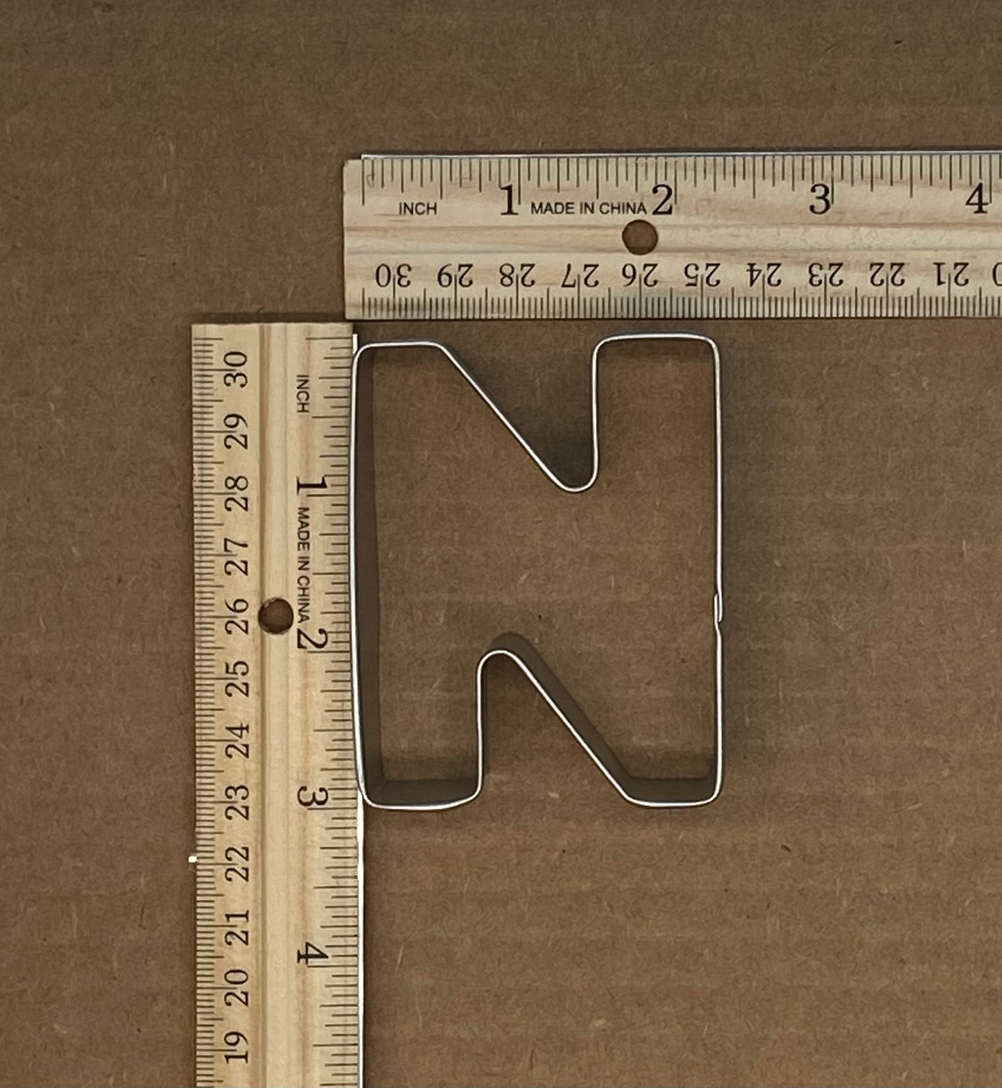 Letter N Cookie Cutter