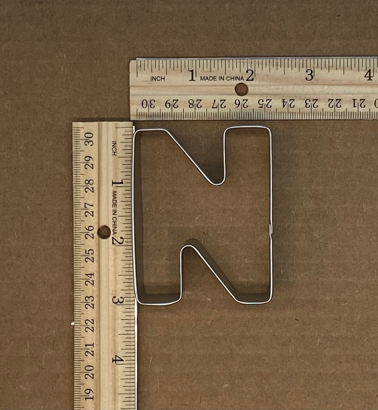 Letter N Cookie Cutter