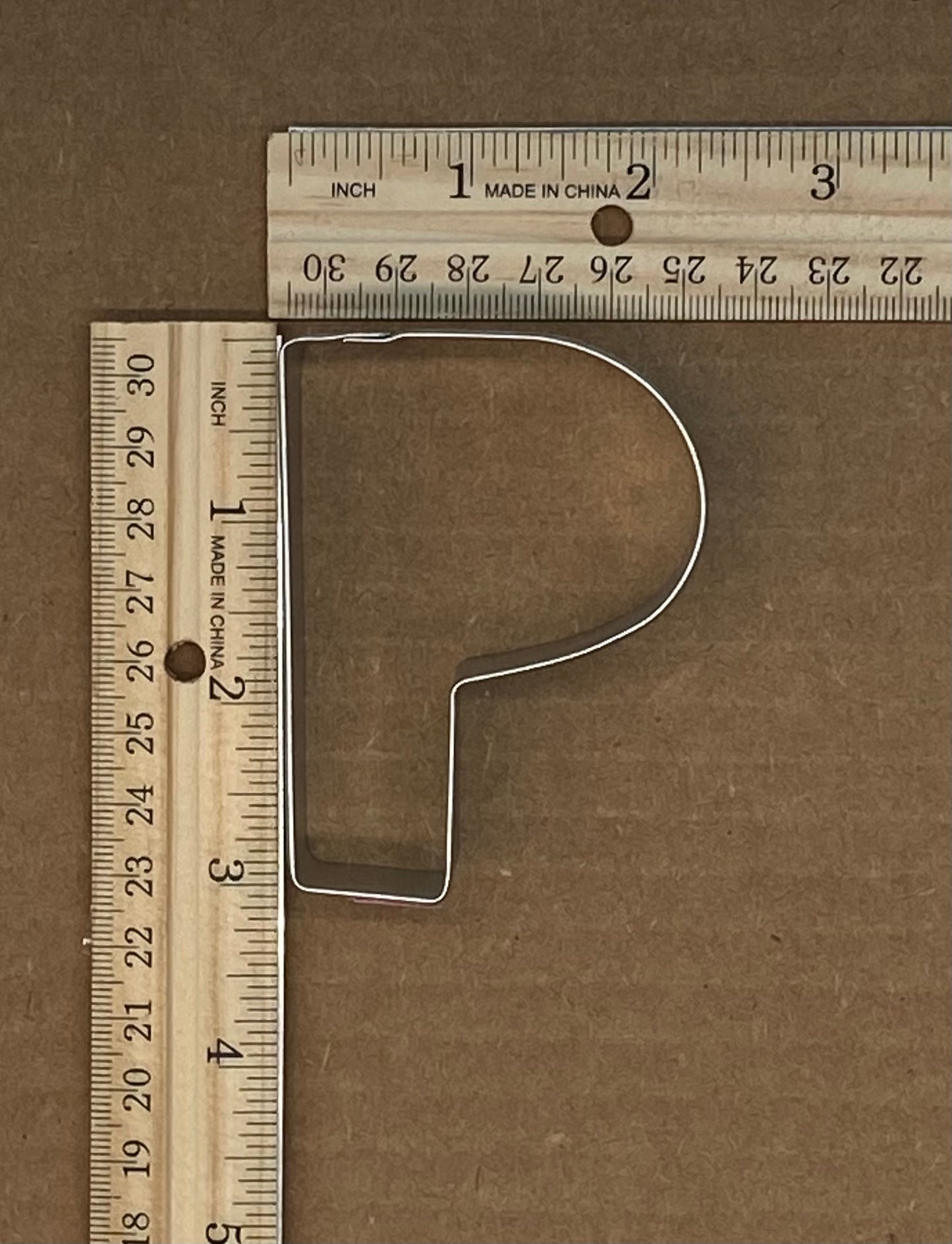 Letter P Cookie Cutter