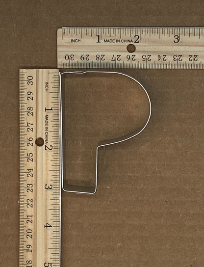 Letter P Cookie Cutter