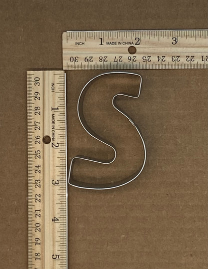 Letter S Cookie Cutter