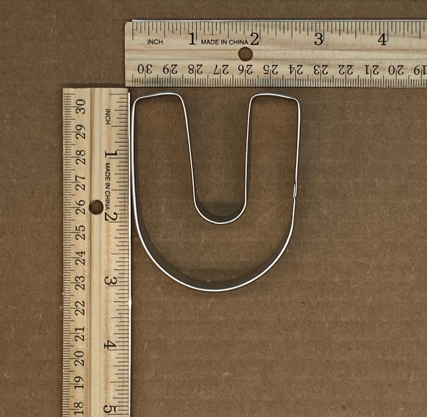 Letter U Cookie Cutter