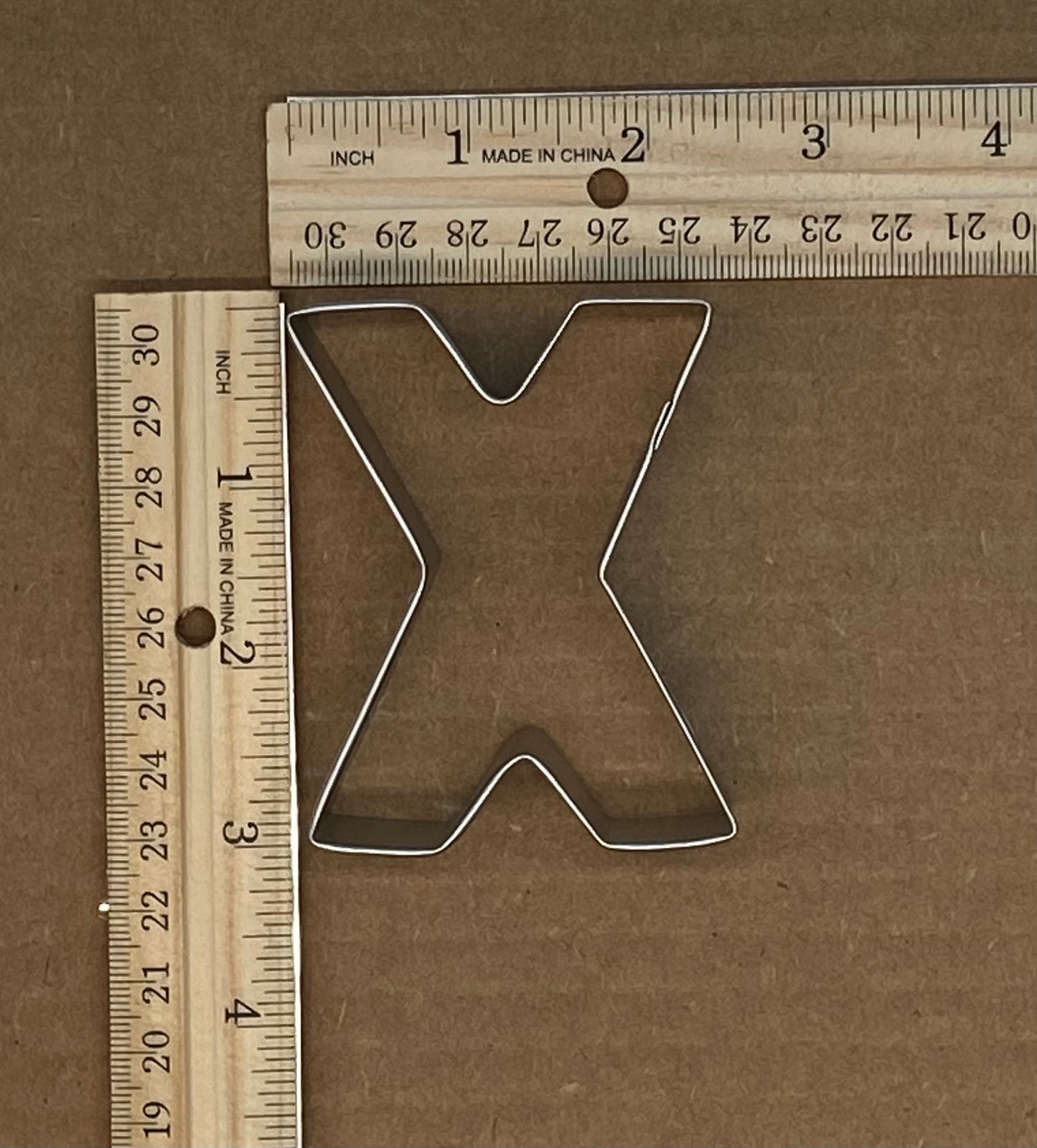 Letter X Cookie Cutter