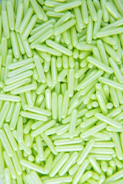 Light Green Sugar Rods, 4oz