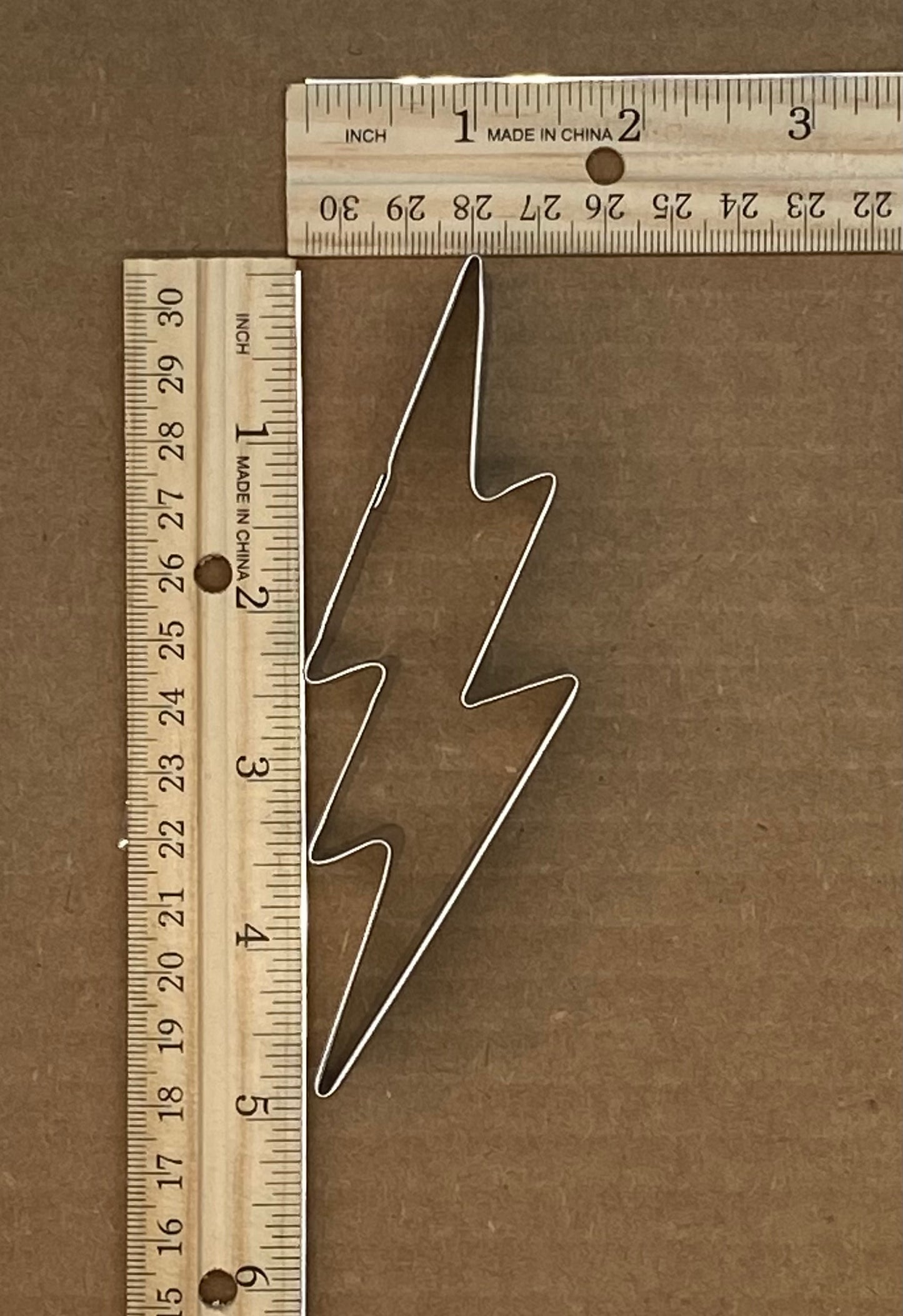 5 Inch Lightning Bolt Cookie Cutter