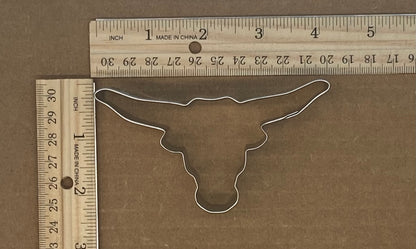 4 Inch Longhorn Cookie Cutter